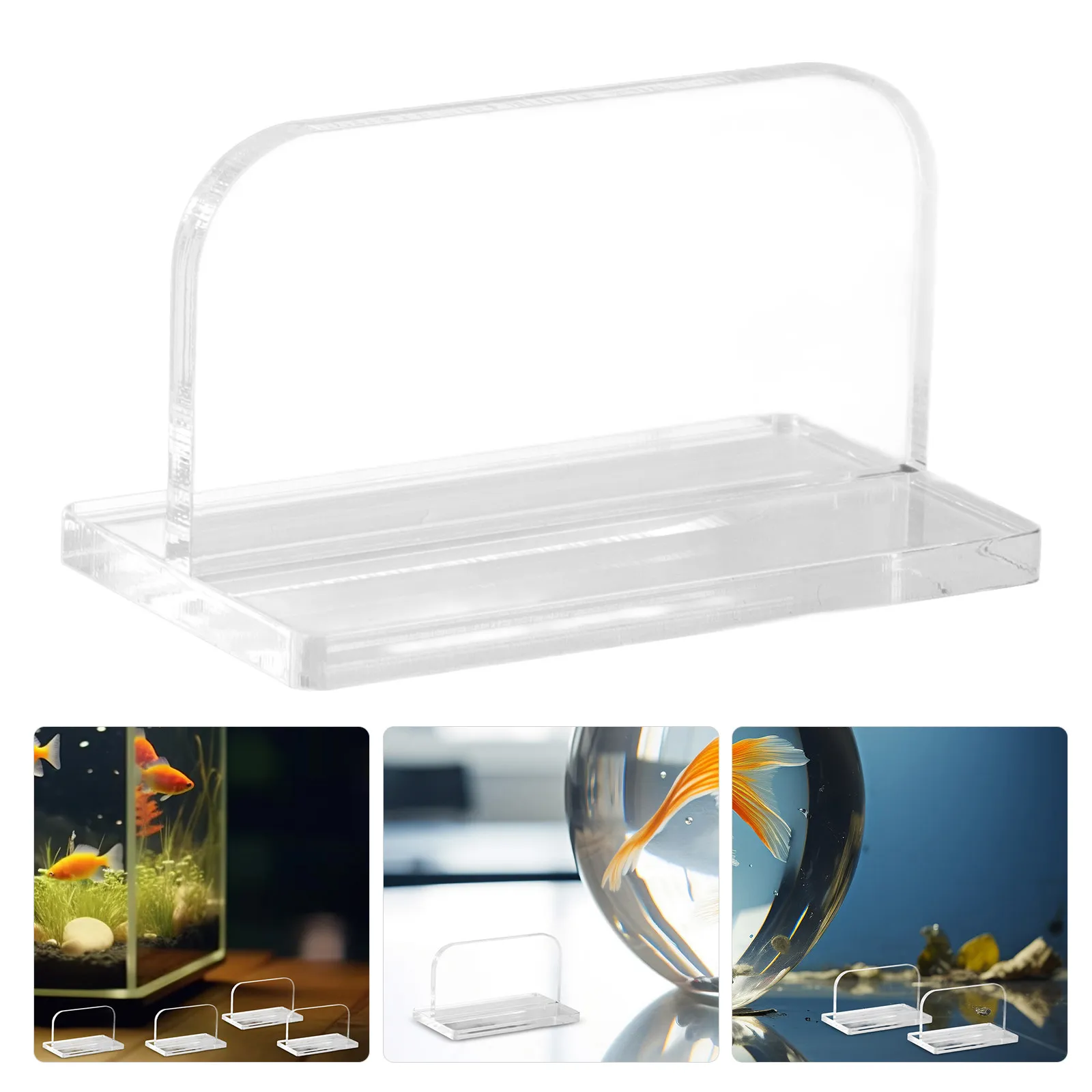 

4Pcs Aquarium Lid Handles Acrylic Replacement Strong Wear Resistant Easy Install Fish Tank Cover Parts Accessories