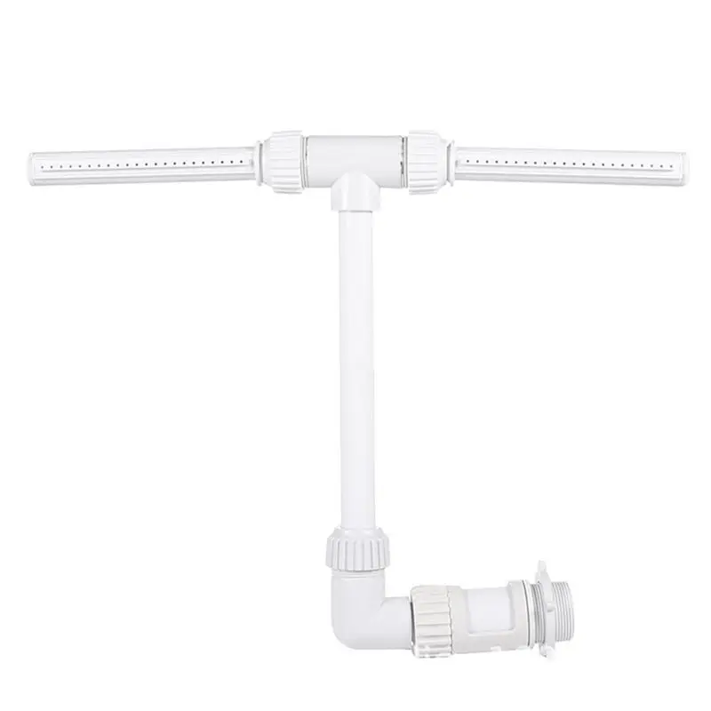 A74E-Pool Accessory Pool Fountain For Above Ground In-Ground Pools Adjustable Dual Waterfall Swimming Pool Spa Water Fountain