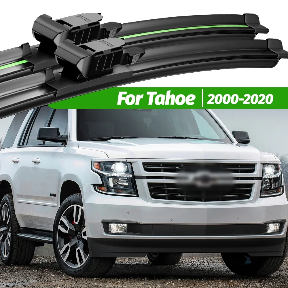 

For Chevrolet Tahoe 2000-2020 2pcs Front Windshield Wiper Blades 2005 2008 2013 2016 2018 2019 Windscreen Window Accessories