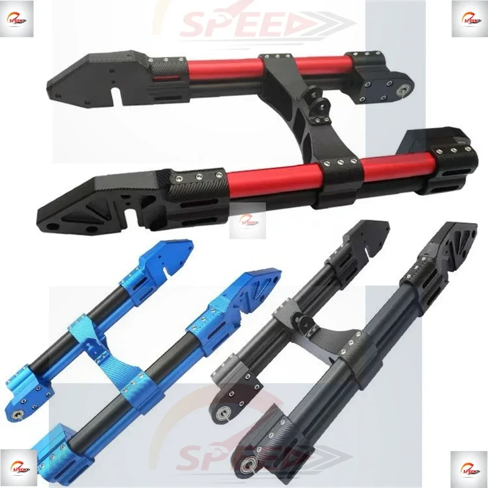 

Universal For Monkey Bike M3 M5 M6 E-Motorbike Modify Rear Swing Arm New 3D CNC Strengthen Adjustable Double Tube Rear Flat Fork