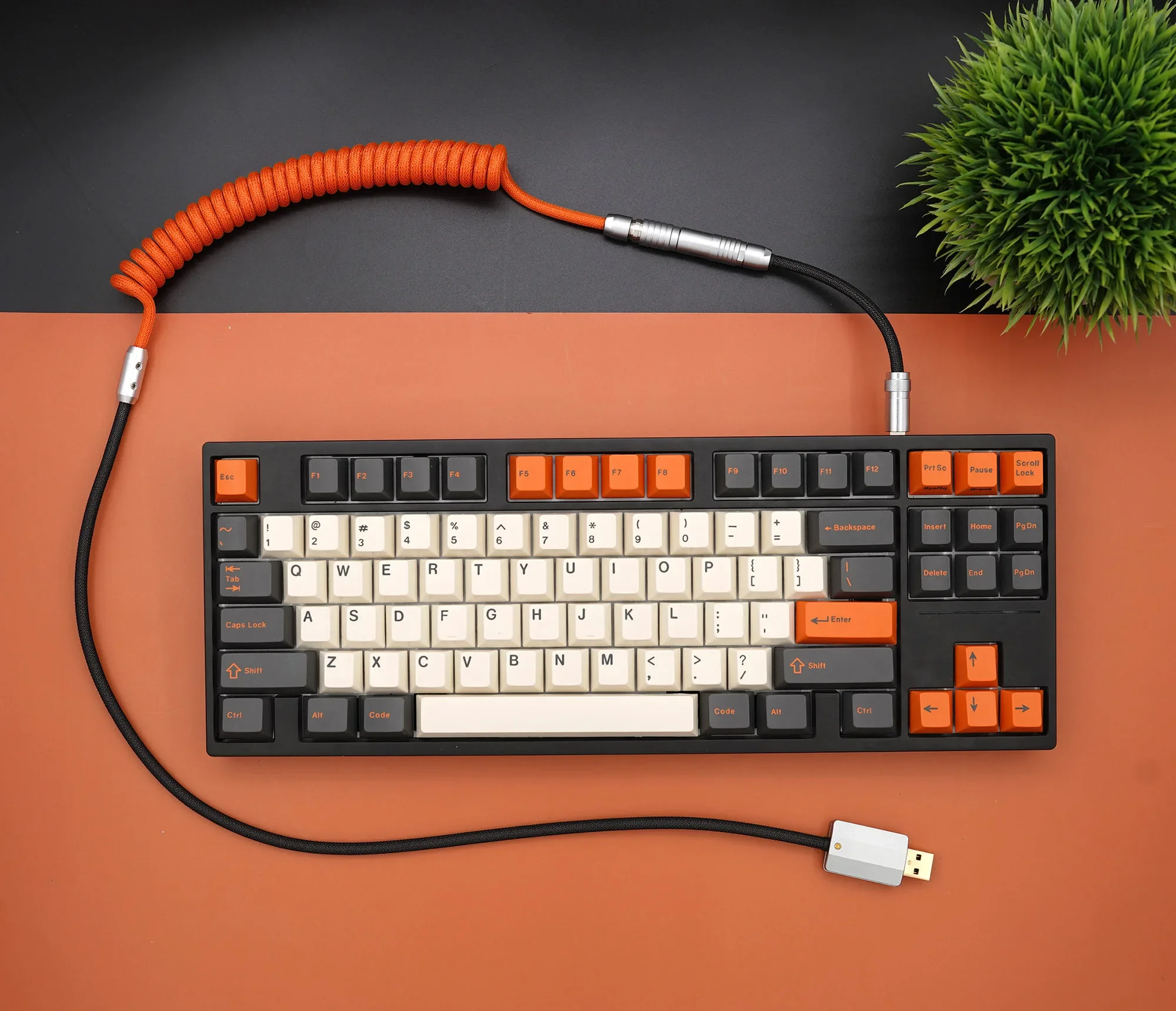GeekCable Manual Custom Mechanical Keyboard Data Line GMK Theme Limited Key Cap Line big Carbon