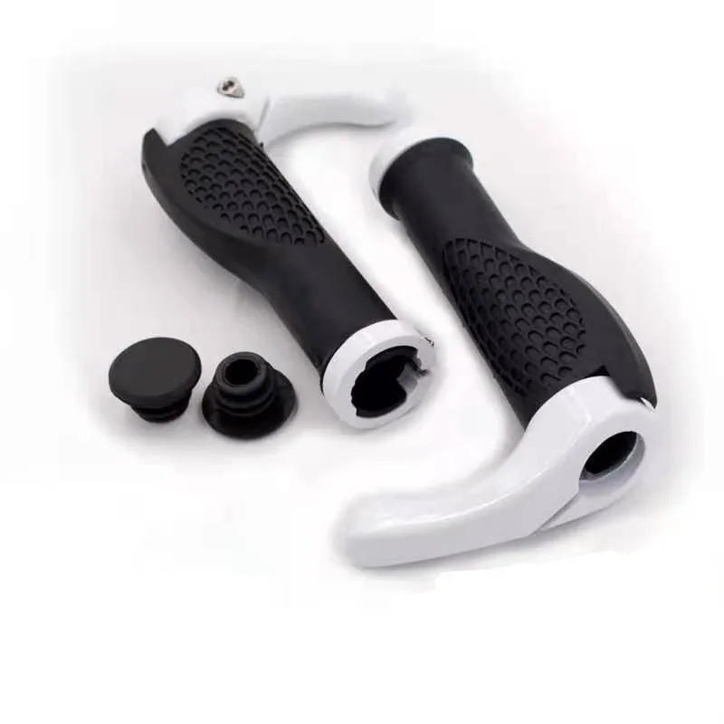 1 Satz bunte Aluminium legierung Material Mountainbike Fleisch ball verriegeln die Hülse mit Schraubstock Horn Griff Ärmel Fahrrad ausrüstung – Detail 9