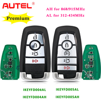 AUTEL IKEYFD004AH IKEYFD004AL IKEYFD005AH IKEYFD005AL MAXIIM IKEY Premium Style Smart Key for Ford Used with KM100 IM508 IM608