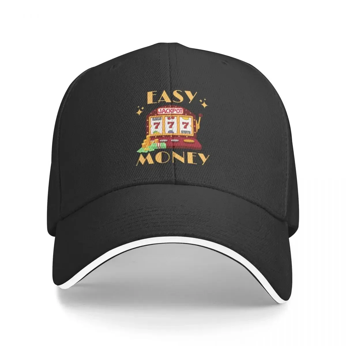 Casino Gambling Slot Machine Easy Money Baseball Cap Hat Man Luxury Hat Baseball Cap Women's Golf Wear Men's