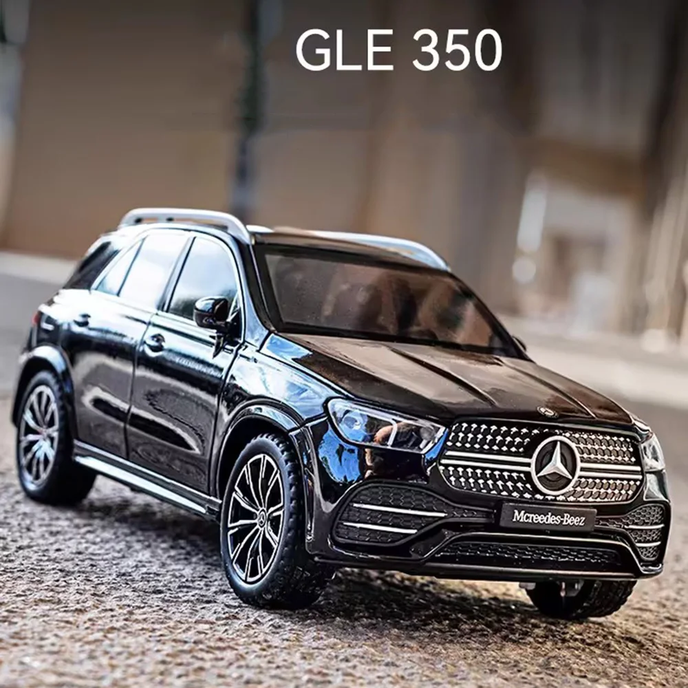 

1:24 GLE350 300SL Alloy Cars Models Toys Diecasts Miniature Vehicles Model with Sound Light Pull Back SUV Models for Kids Gifts