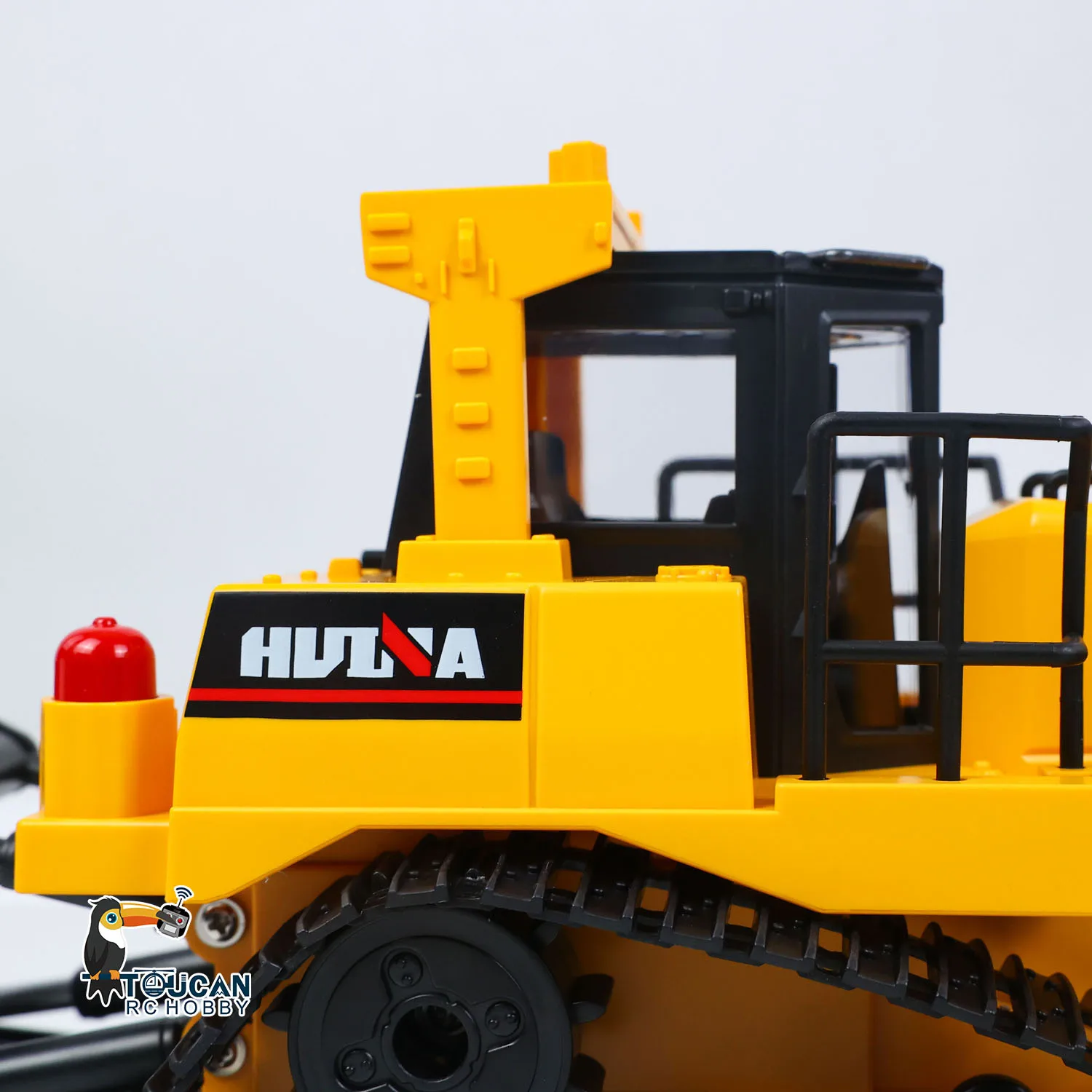 RC Bulldozer HUINA 1554 1/16 Elektrischer Ferngesteuerter Bulldozer RTR Metall-Ripper Lichteffekt Batteriebetriebenes Fertigmodell Geschenke – Detail 14