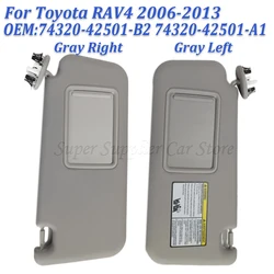 Left or Right Sunroof Sun Visor Accessories For Toyota RAV4 2006 - 2012 Replacement Shield Sunshade Auto Sunvisor 74320-42501-B2