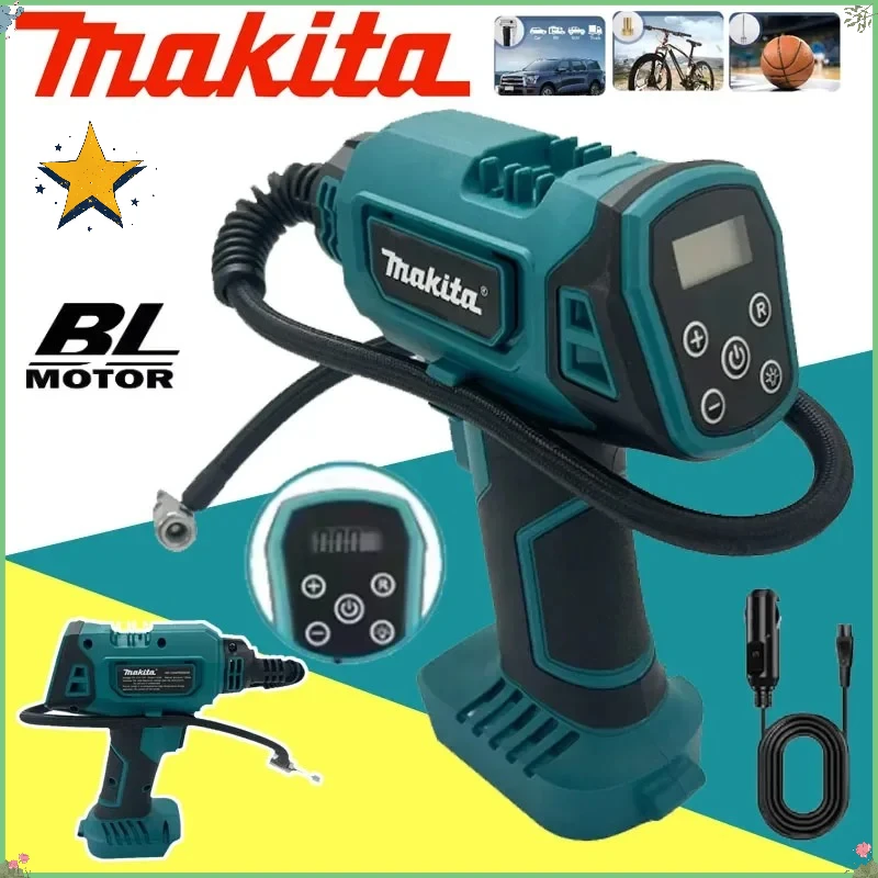 

Makita Cordless Inflator Electric Air Pump Car mounted air compressor Automatic Handheld Air Compressor For Makita Battery