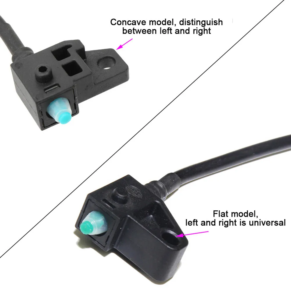 Motorcycle Brake Power-off Switch Cable Left Right Square Disc Drum Brake Lever Power Off Switch Wire Waterproof