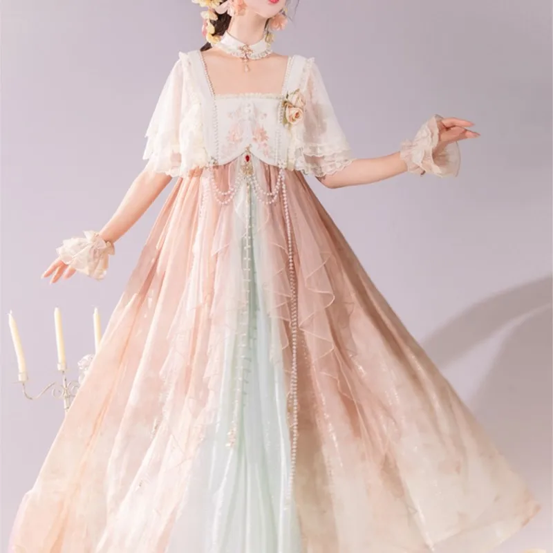 

Daily Han Gorgeous Flower Wedding Tea Party Elegant Dress