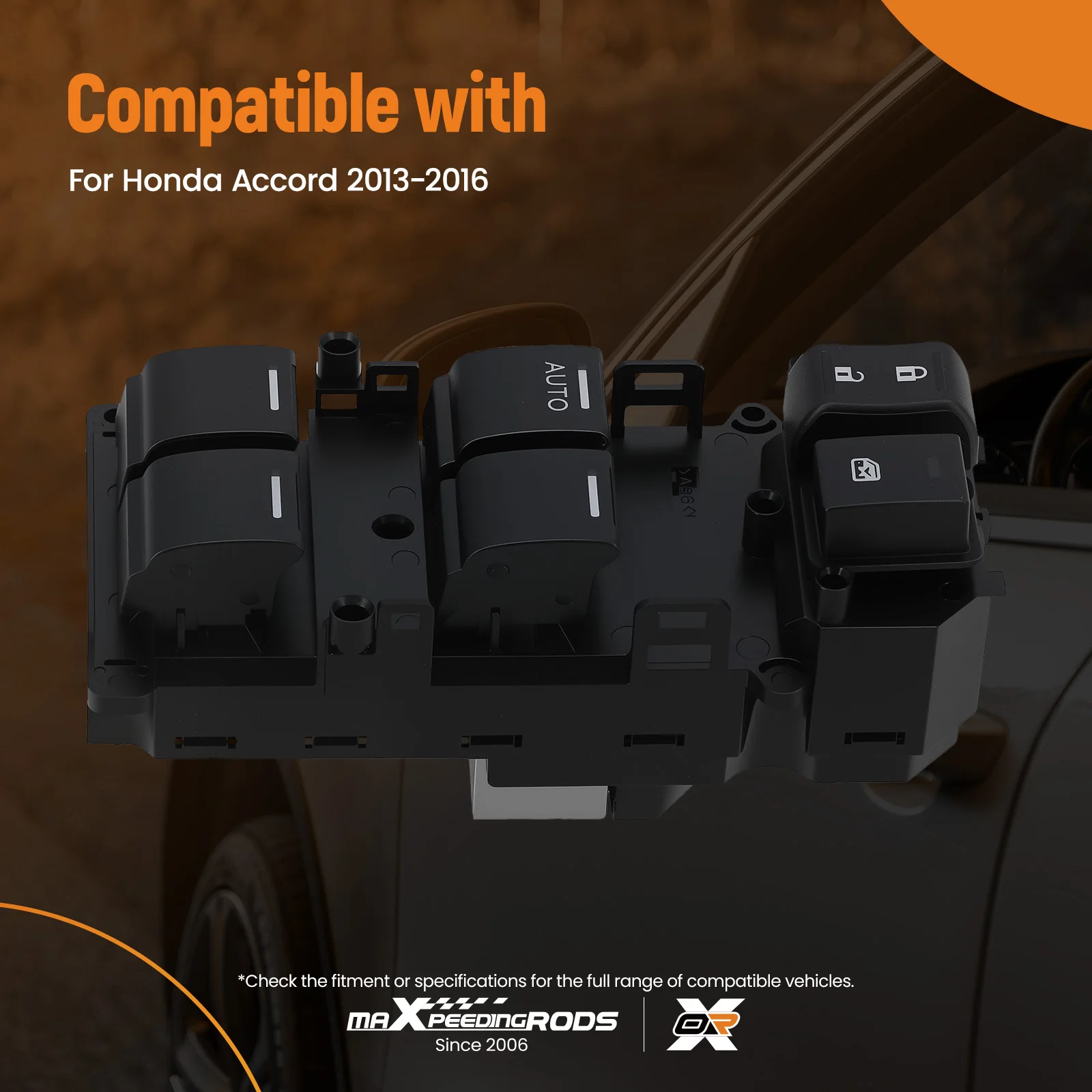 

Power Master Window Door Control Switch for Honda Accord 2013-16 35750T2AA01