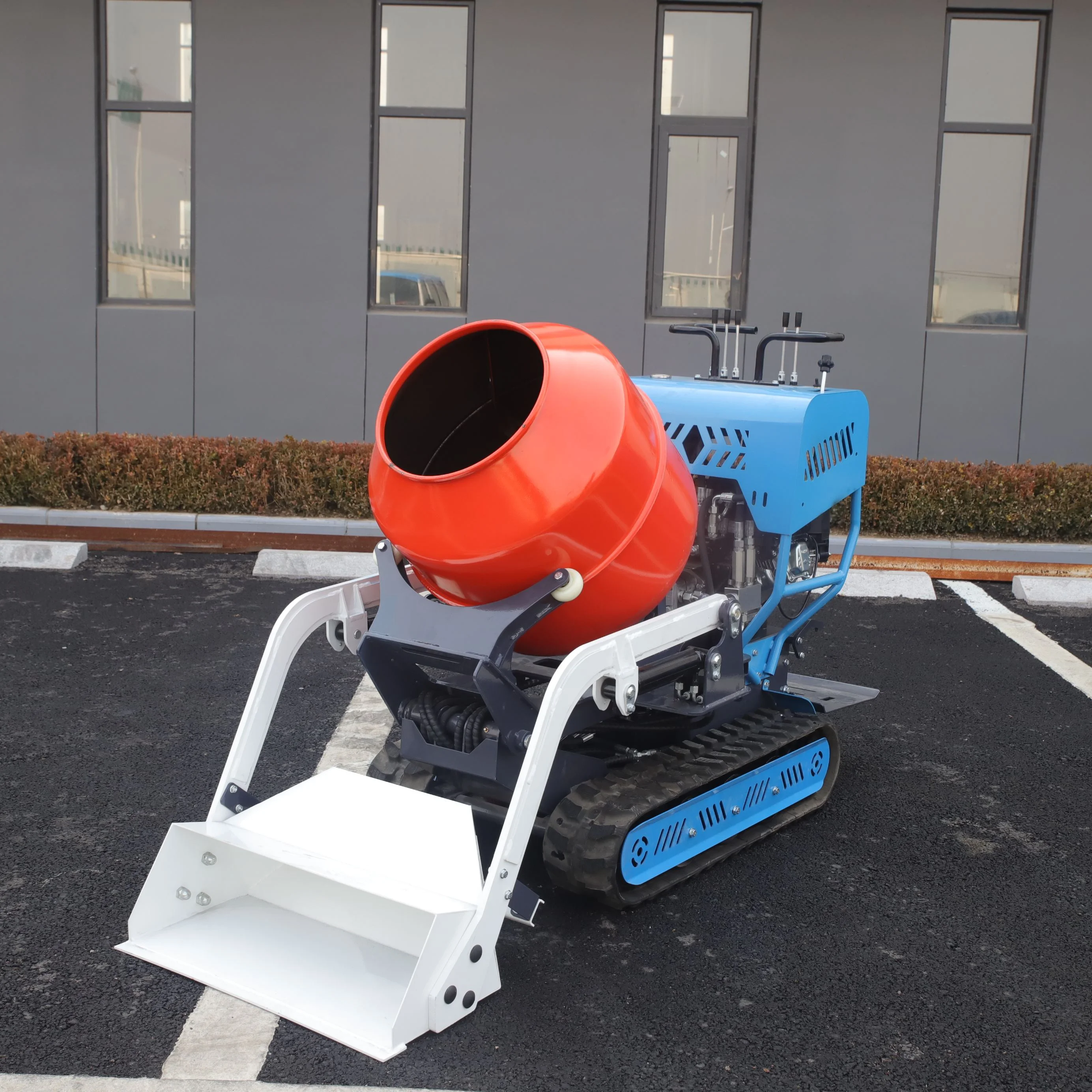 Betonmixer 800kg Hoge Vermogen Mini Dumper Aangepast Gratis Verzending Kleine Rups Dumper 1000 KG Elektrische Dumper Truck Yanmar