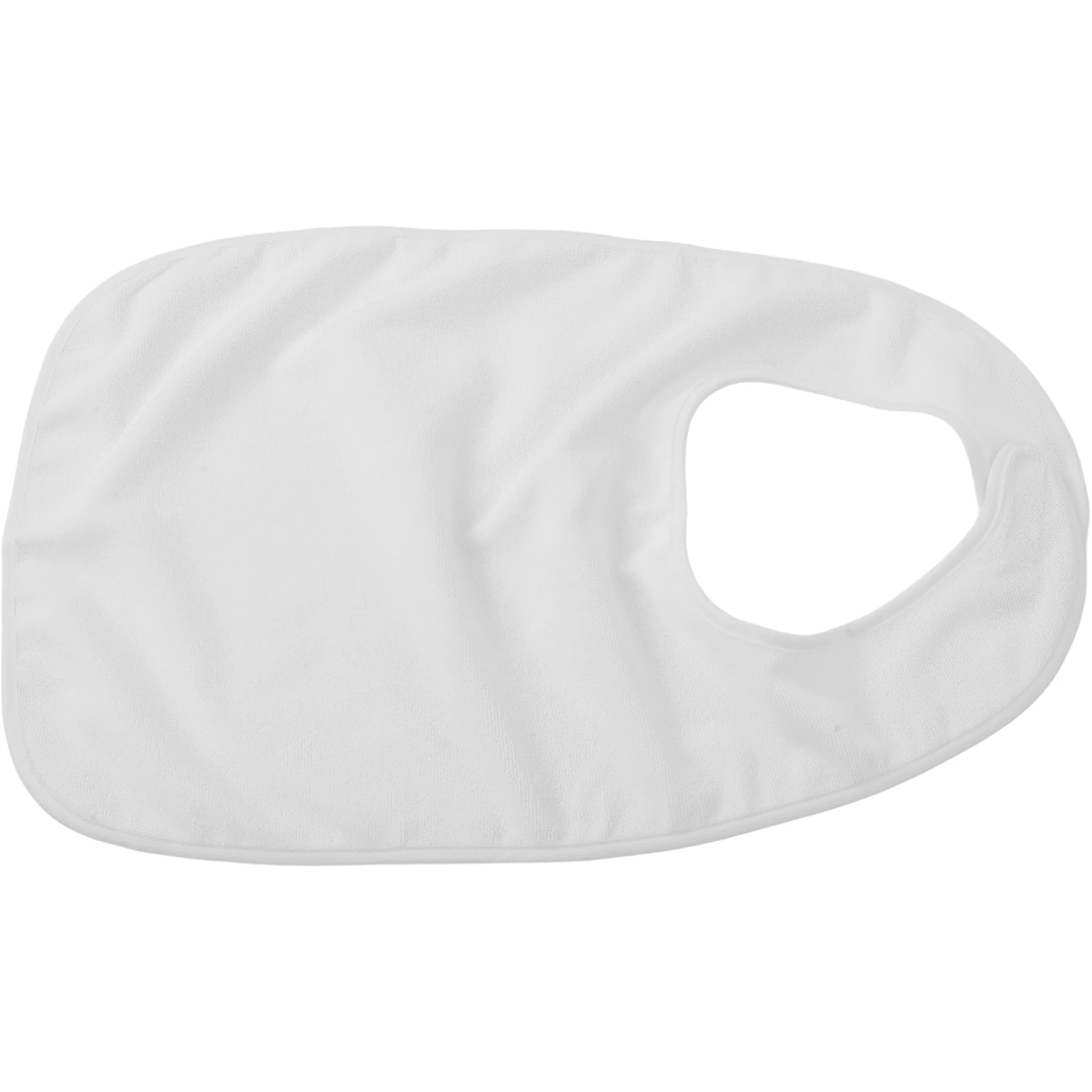 

Adult Bib Reusable Cotton Drool Protector For Elderly Men Women Special Needs Feeding Face Washing Dining Makeup Adjustable