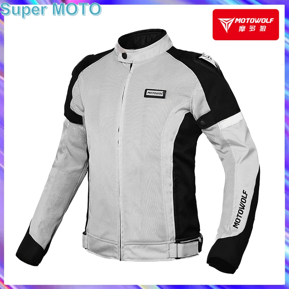 

Motowolf Summer Motorcycle Riding Jacket Mesh Casual Jacket CE Protection and Anti Drop Racing Riding Sui Casco Knight Clothing