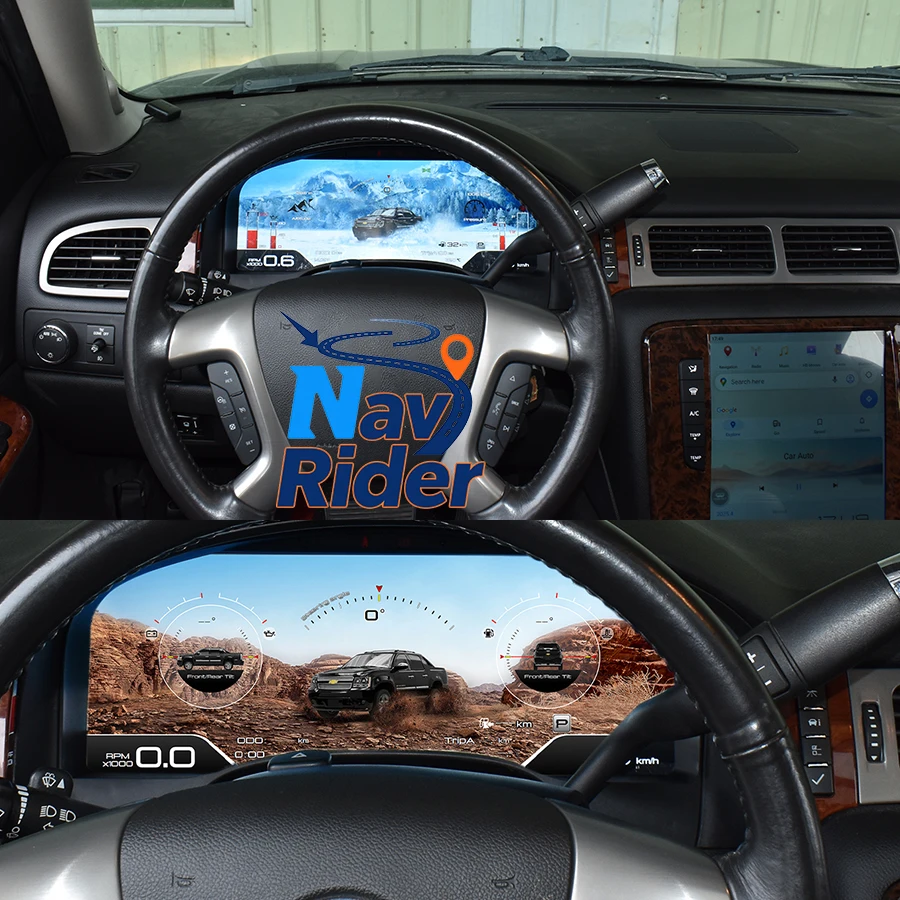 

Speedometer Instrument Virtual Cockpit Car Digital Cluster For GMC Chevrolet Silverado Tahoe Suburban Yukon 2007-2013 15.1inch