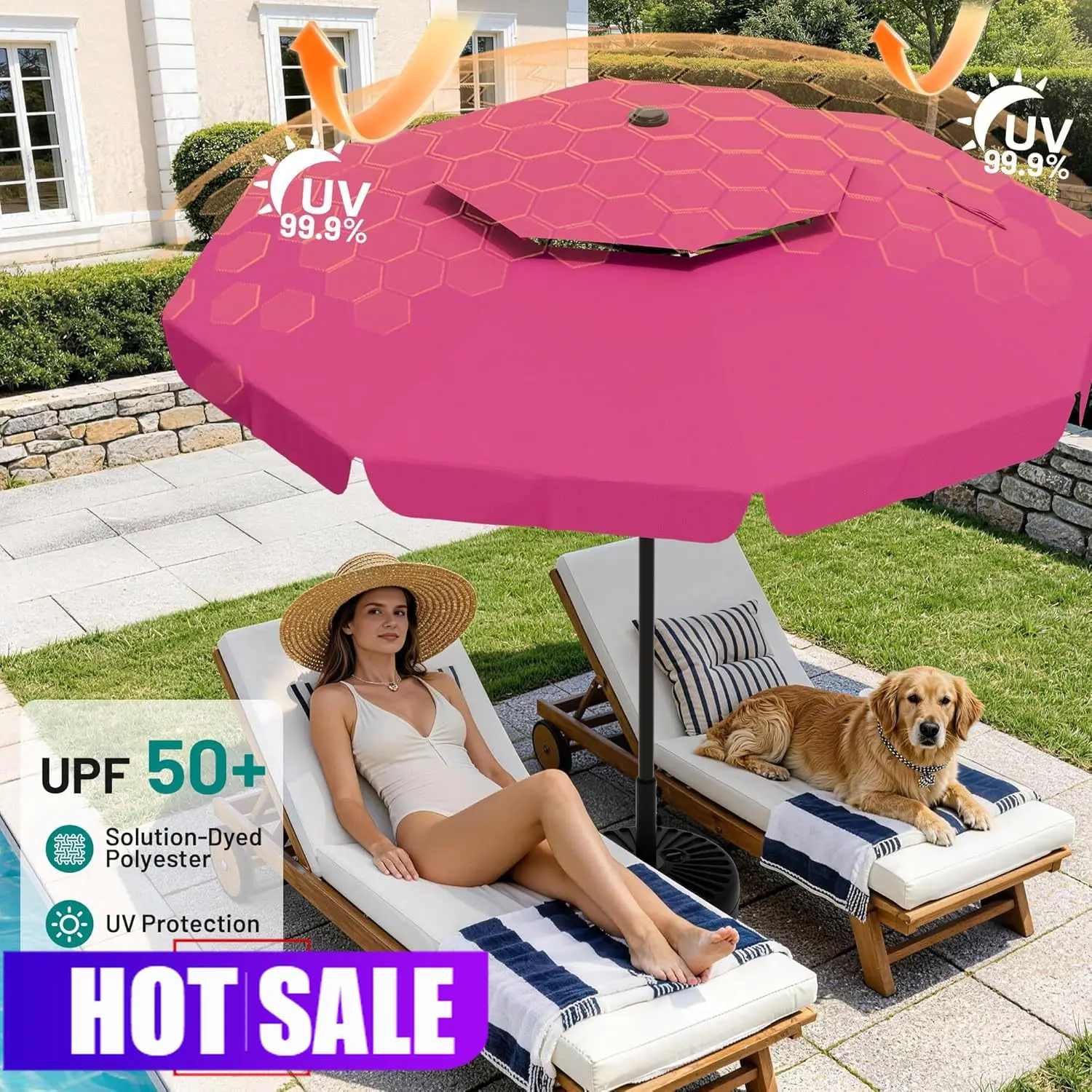 9Ft 2-Tier Patio Um…