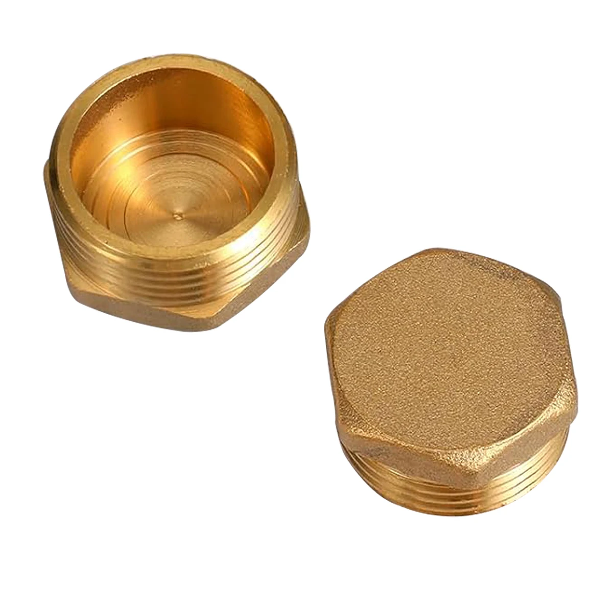 Male Brass Pipe Plug Outer Garden Hose 1/2