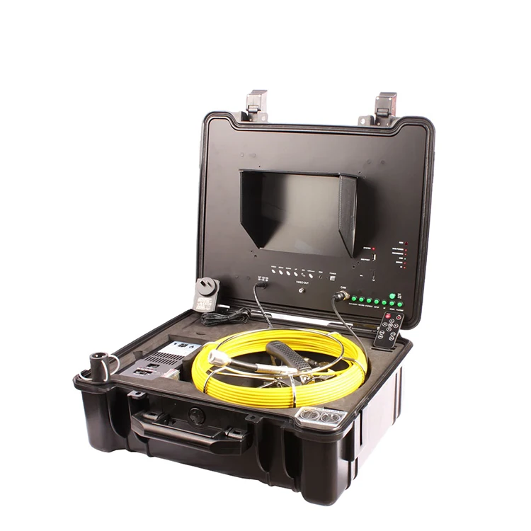 2024 Nuova telecamera professionale personalizzata Witson piccola telecamera per ispezione di drenaggio da 6 mm con cavo in fibra di vetro da 40 m