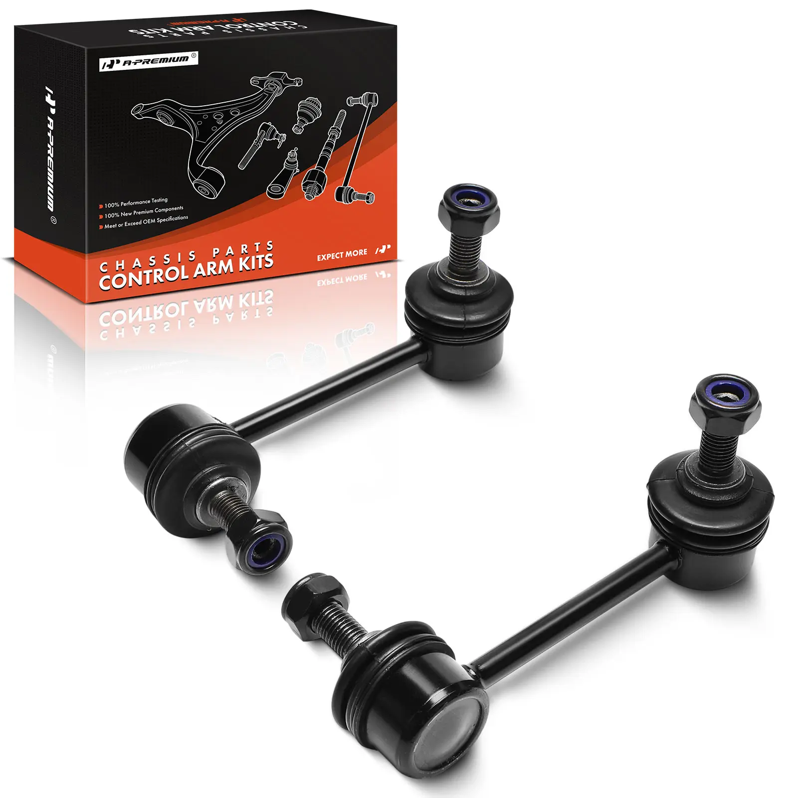 A-Premium 2x Front or Rear Sway Bar Link Kit for Mazda MX-5 Miata 2006-2014 CX-7 2007-2012 RX-8 2004-2011 Ford Probe 1993-1997