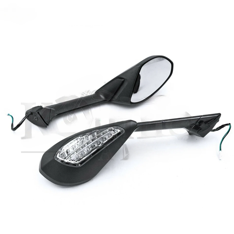 

Motorcycle Rear View Mirrors W/Turn Signal Light Fit For Ducat Panigale 899 2014-2015 Panigale 1199/1199S/1199R 2012-2014 2013
