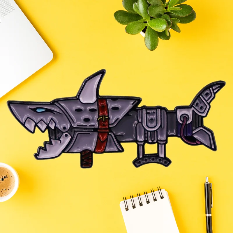 

Jinx Shark Gun Weapon Pin Badge