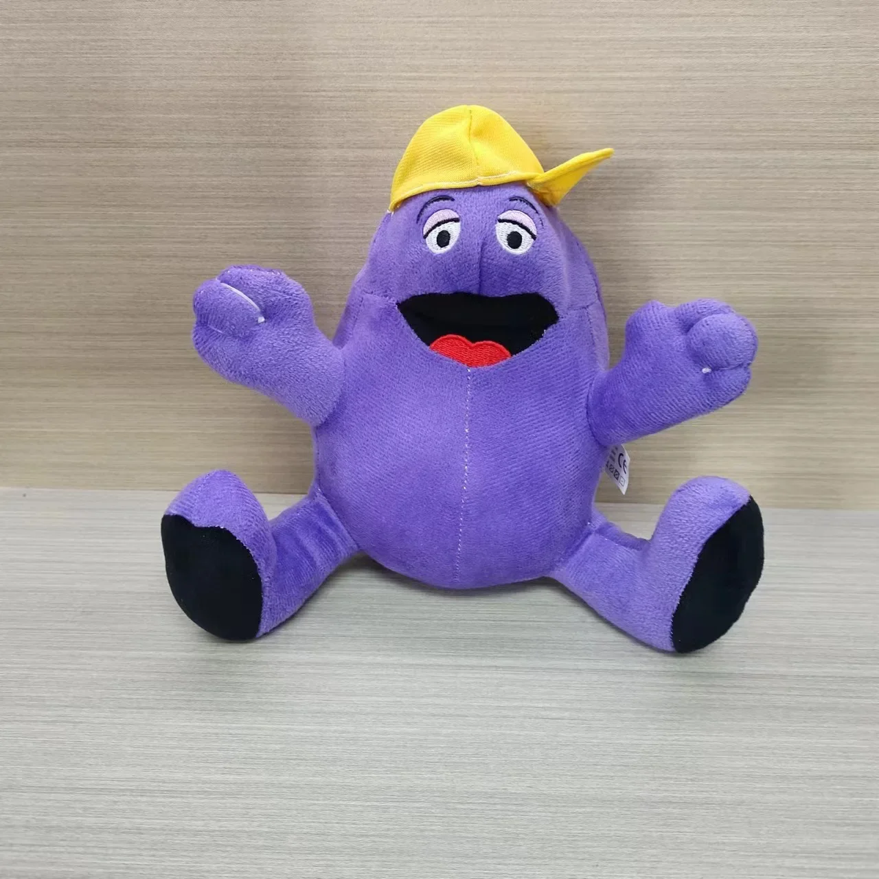 New MC Toy Game Shake GRIMACE Yellow Hat Toy Birthday Gift