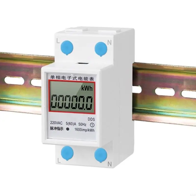 57qf Energy Meter Digital Wattmeter AC220V 60a Power Din Tccure Meter