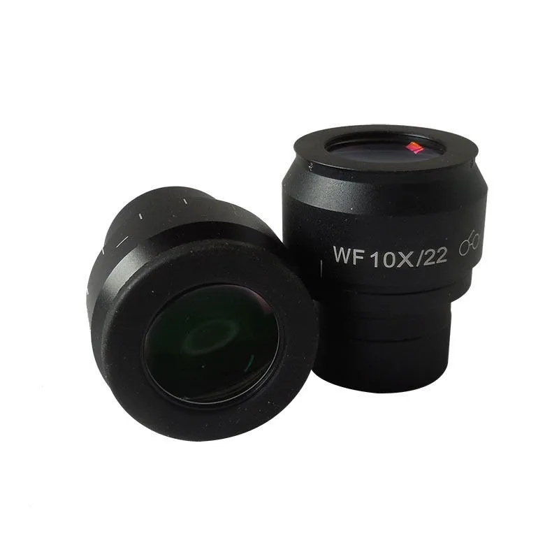 1 Stück WF10X Weitwinkel-Mikroskopokular mit hohem Augenabstand, dioptrienverstellbares Sichtfeld 22 mm für biologische Mikroskope – Detail 8