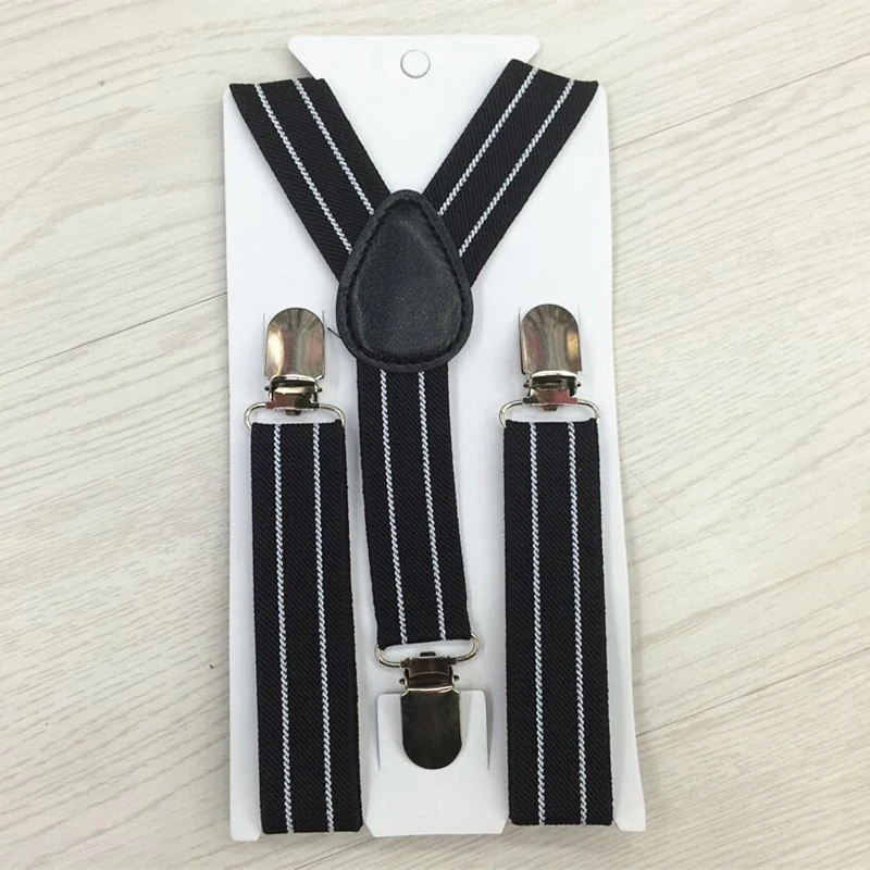 Unisex Children Striped Retro Strap Clip Belts Casual Fashion