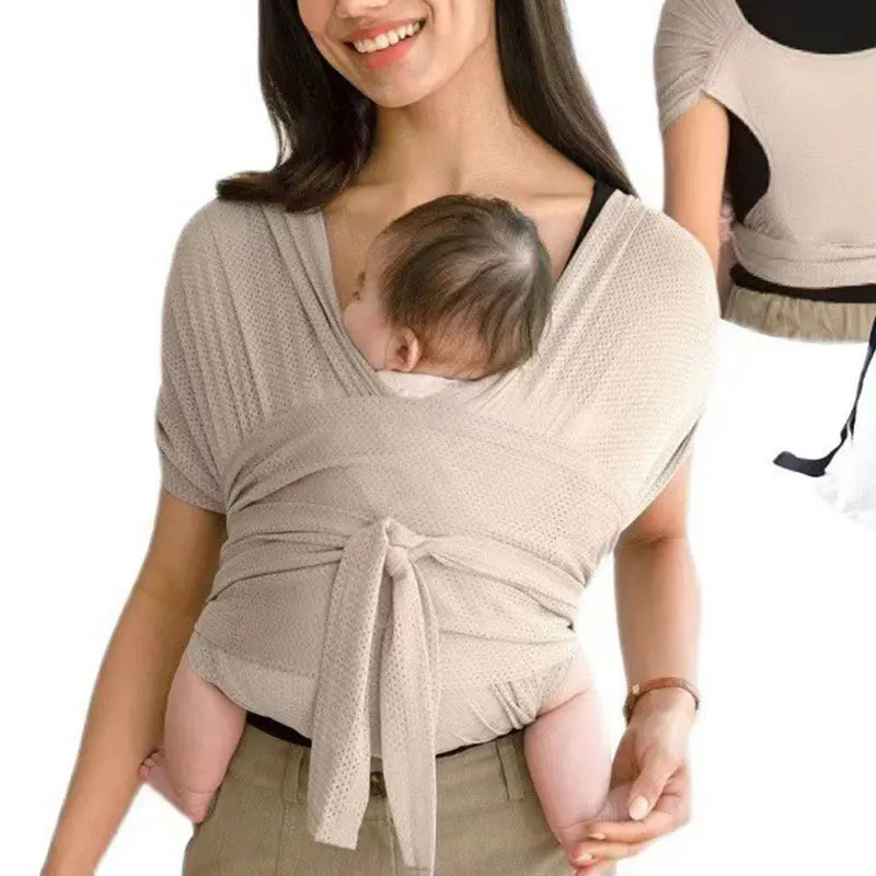 Hands Free Baby Carrier Newborn to Toddler Ergonomic Infant Kangaroo Shoulder Strap Breastfeeding Bag  Breathable Sling Wrap