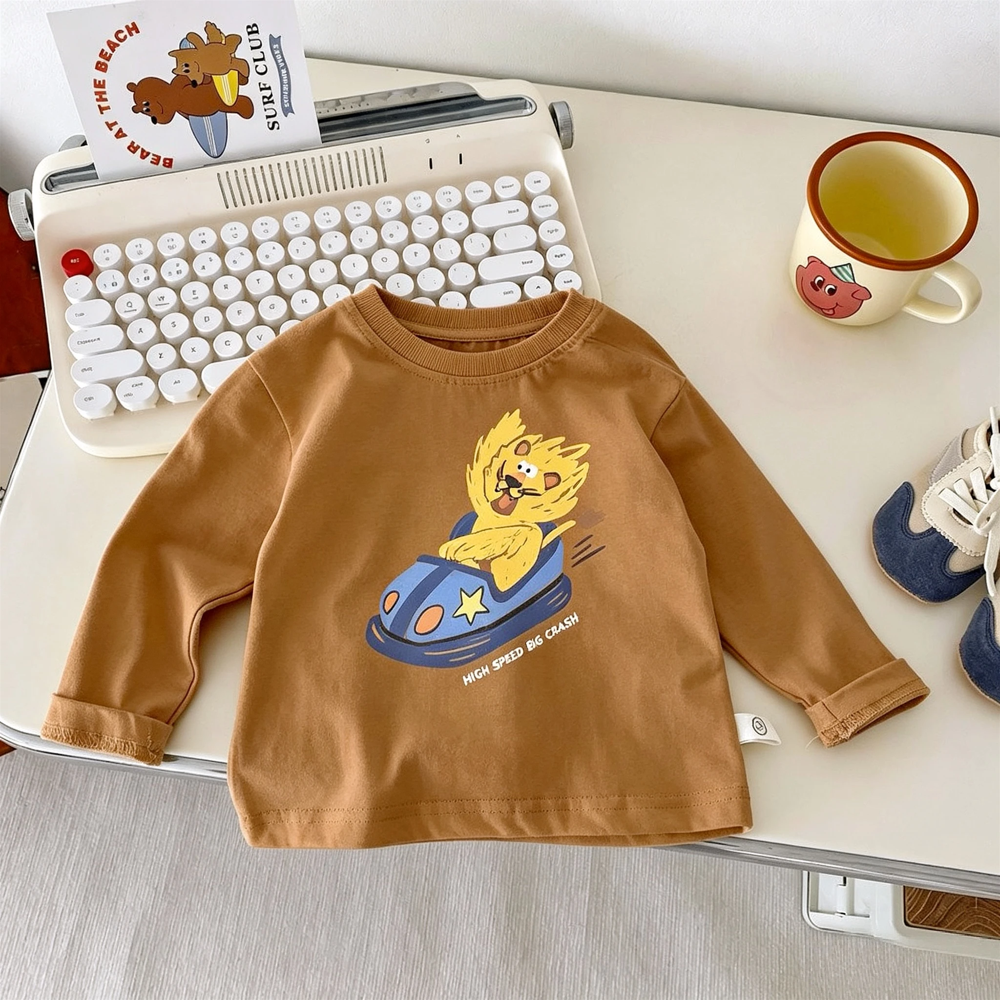 おしゃれな子供服。プリント柄のカジュアルなトップス。長袖Tシ - Baby Clothing Boutique のレビューと価格