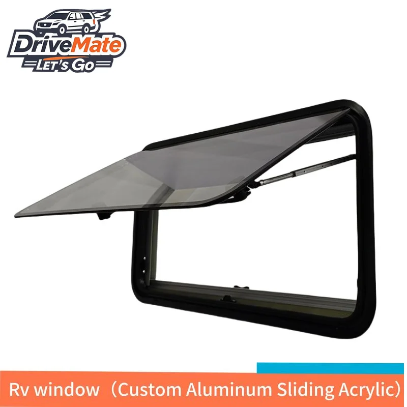 

RV Accessories Manufacturer Wholesale 500x400mm Round Corner 4-R70 Caravan Window with Pleated Blind