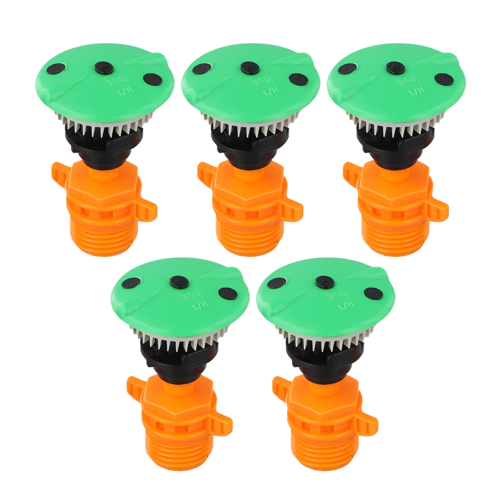 5PC Automatic Sprinkler with Rotating Nozzle Suitable for Vegetable Fields Lawns and Garden Watering Applications