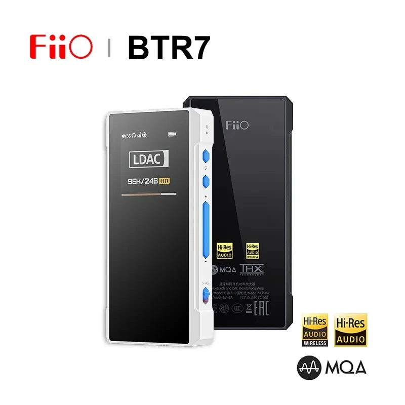 

FiiO BTR7 With MQA USB DAC DSD256 QCC5124 Headphone Bluetooth 5.1 Amplifier With Double THX AAA-28 3.5mm/4.4mm output