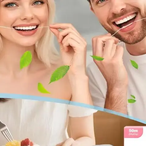 

50m Dental Flosser Oral Care Essential Floss Roll Toothpicks Dentistry Floss With Case Dental Hygiene Teeth Clean Tools