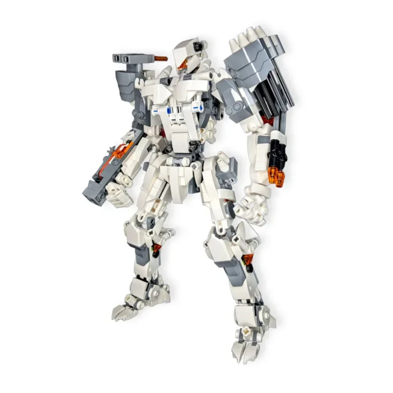 618pcs MOC Sci-Fi Mecha 71721 Jaeger Alpha Ranger Battle Mech DIY Model Building Blocks Birthday Toys Gift