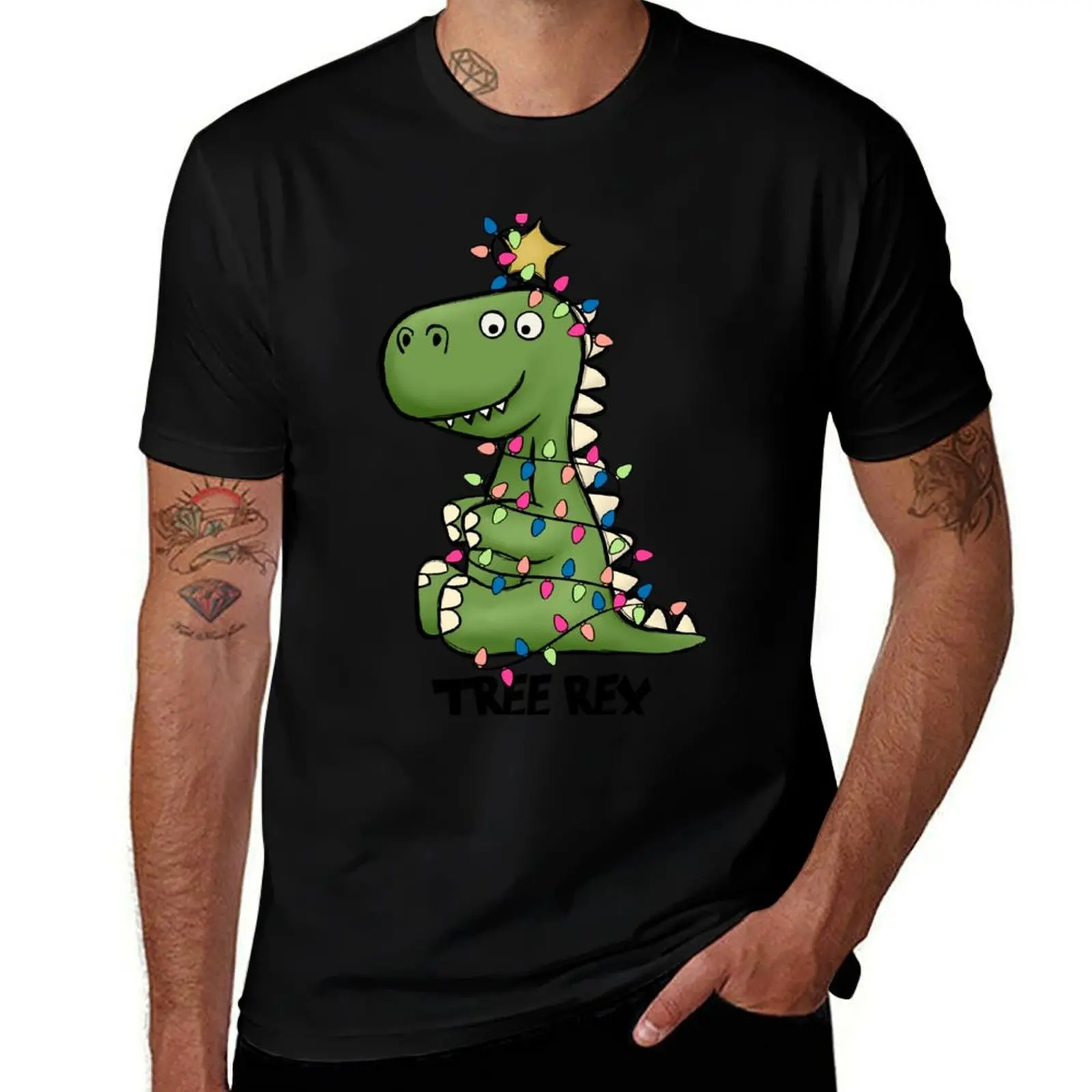 

Funny Christmas T Rex. Tree Rex Gift T-Shirt Funny t-shirts designer shirts funny costumes tshirts for men