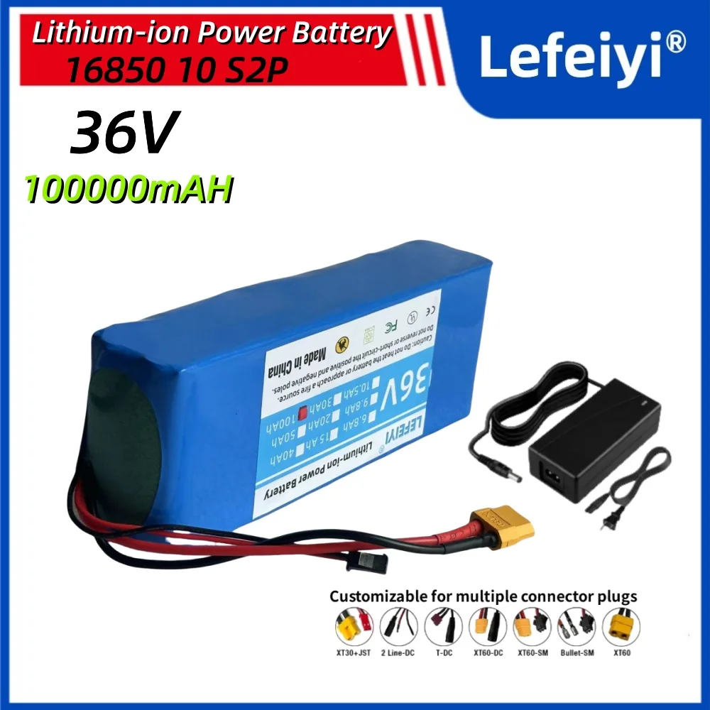

10S2P 36V 100000mAh 36V Electric Scooter Battery Lithium Battery 500W Electric Scooter Battery 42V 10S2P Battery