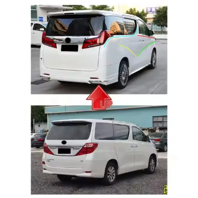 For 2022 For  Alphard Vellfire Accessories Upgrade New High Quality Body Kit For 2008-2014 Models Old Model Bumper2025