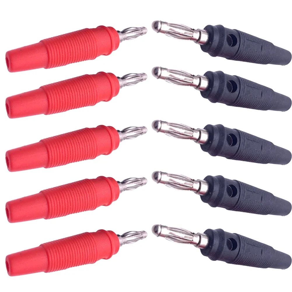 

Crimped With Screws Adapter Electrical Testing Soft PVC Insulator Nickel Plated Brass Good Electrical Conductivity