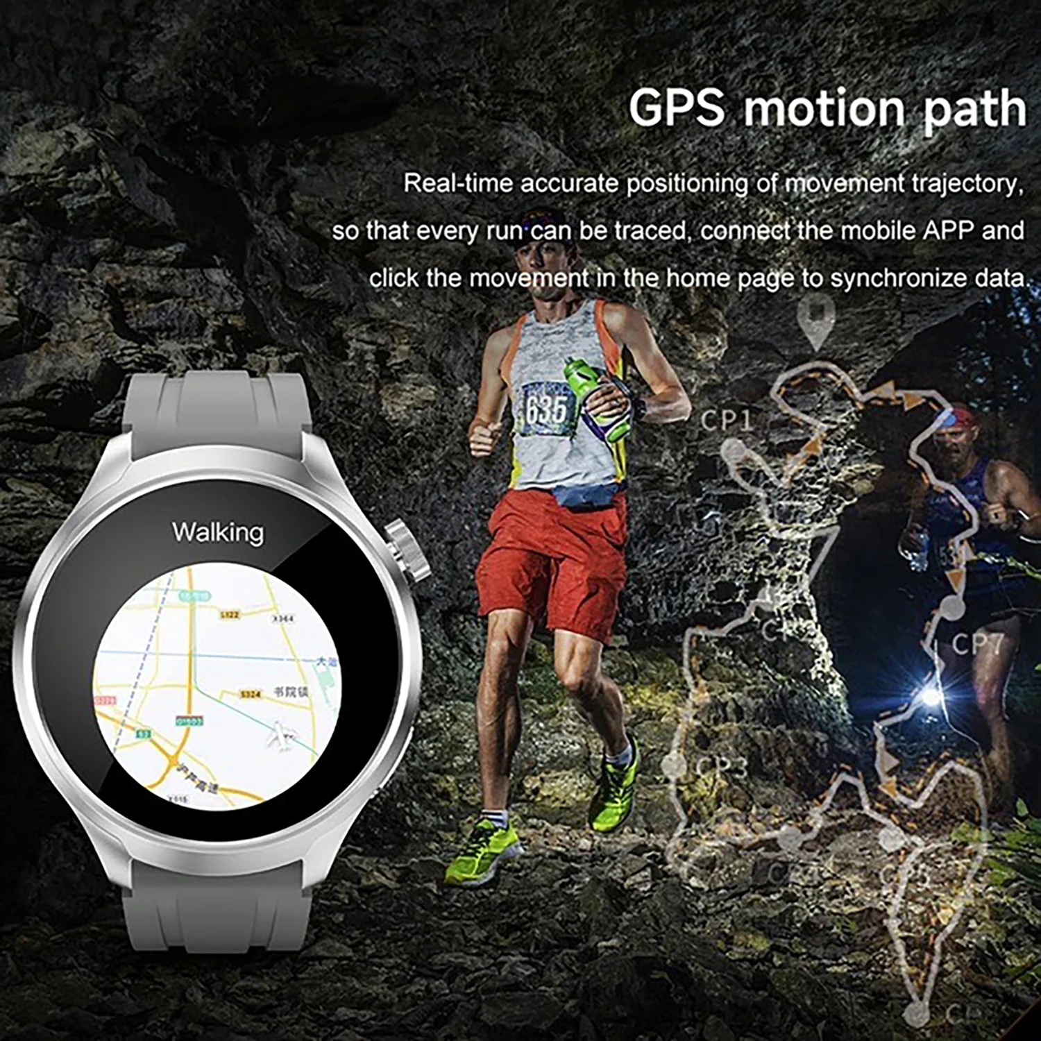 NFC Original NFC Smart Watch Men GPS Tracking AMOLED HD Screen For Huawei Bluetooth Call IP68 Waterproof Sports Smart Watch ﻿NFC