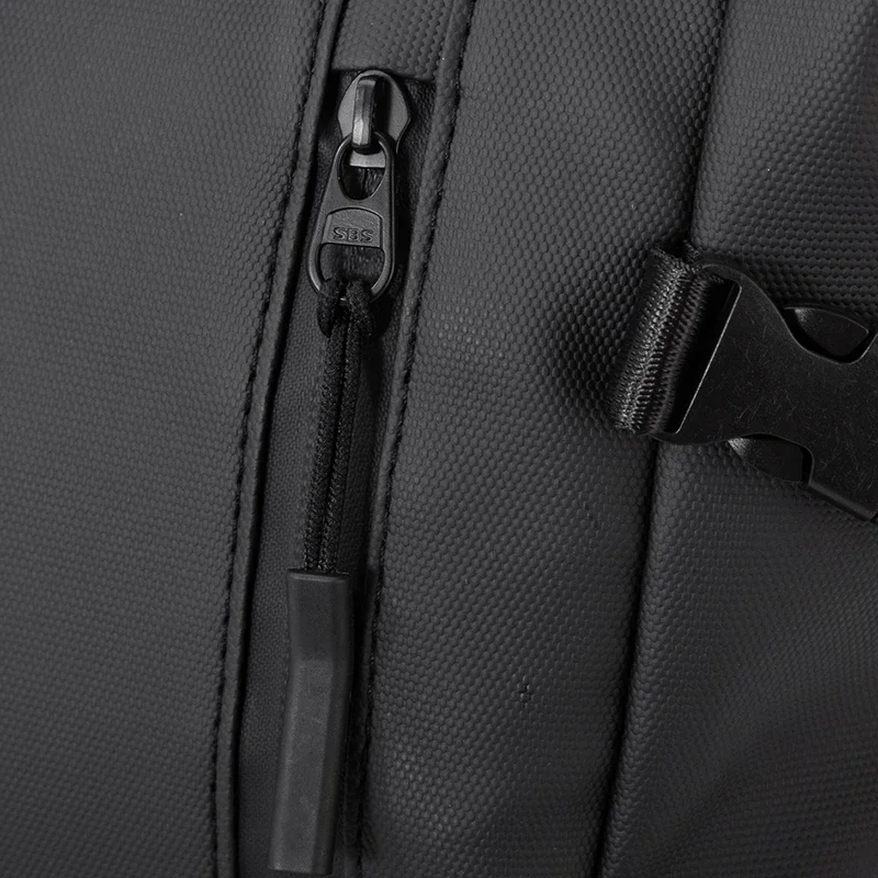 Unisex Modischer Minimalistischer Großraum-Wasserdichter Rucksack Tragbare College-Schultasche Trendiger Designer-Rucksack für Männer – Detail 26