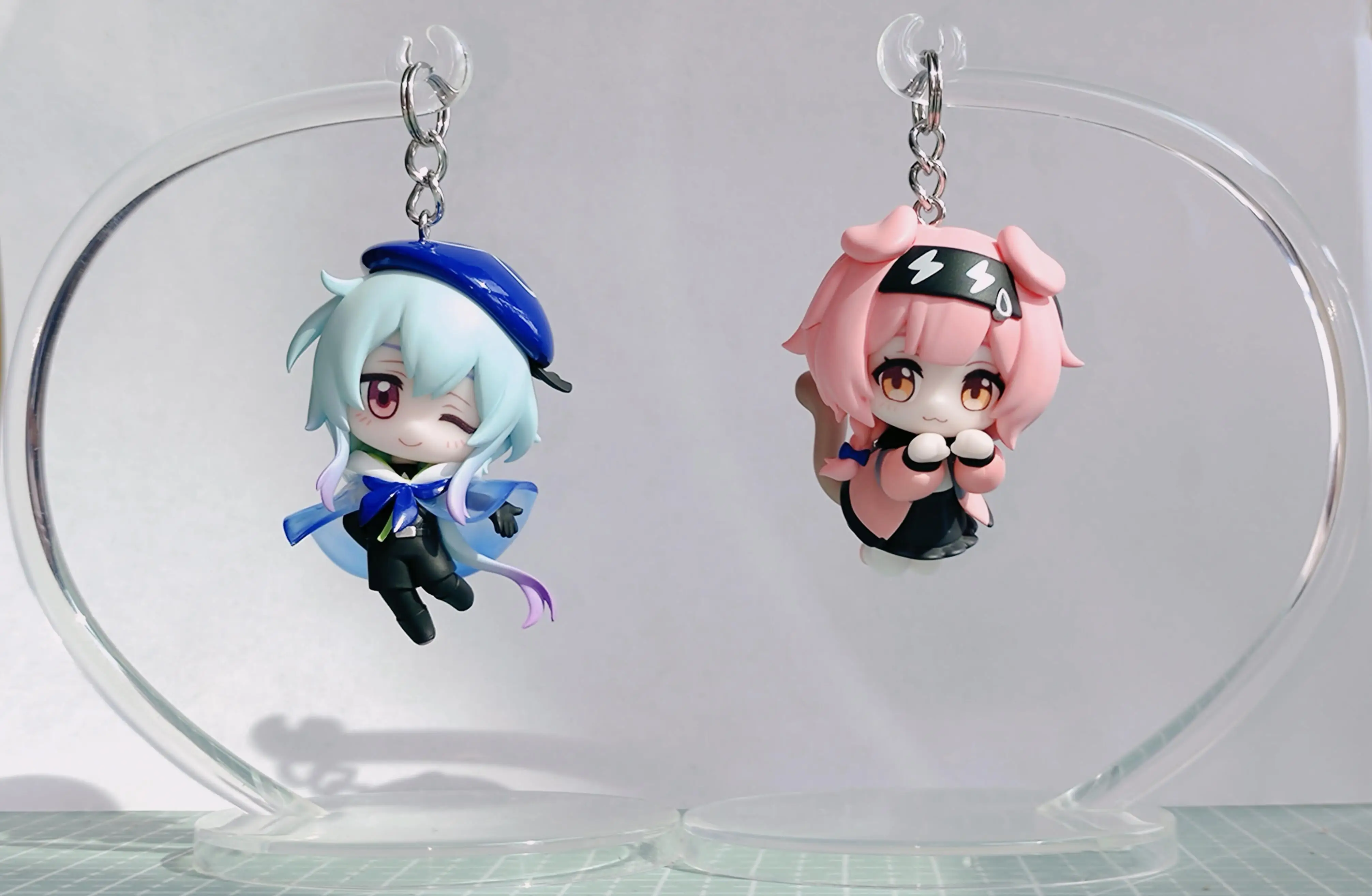 Original arknights myethos pendurar em mizuki goldenglow genuíno anime figura colecionável modelo bonecas estatueta ornamento brinquedos presentes