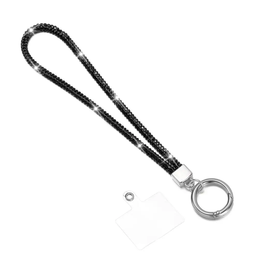 Glitzer Strass Telefon Lanyard Telefon Kristall Handgelenk bänder Schlüssel bund hängen Anti-Lost Seil bling bling hängende Schnur