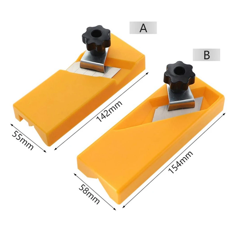 Promotion! Gypsum Board Hand Plane Abs Plastic Plasterboard Planing Tool Flat Square Drywall Edge Chamfer Woodworking