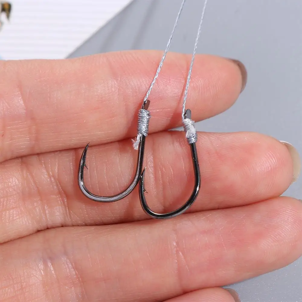 Tackles Multiple Purpose Fishing Tools Barbed Fish Hook Fishing Hooks Carp Fishing Hook Carbon Steel Barbed Hooks With Line