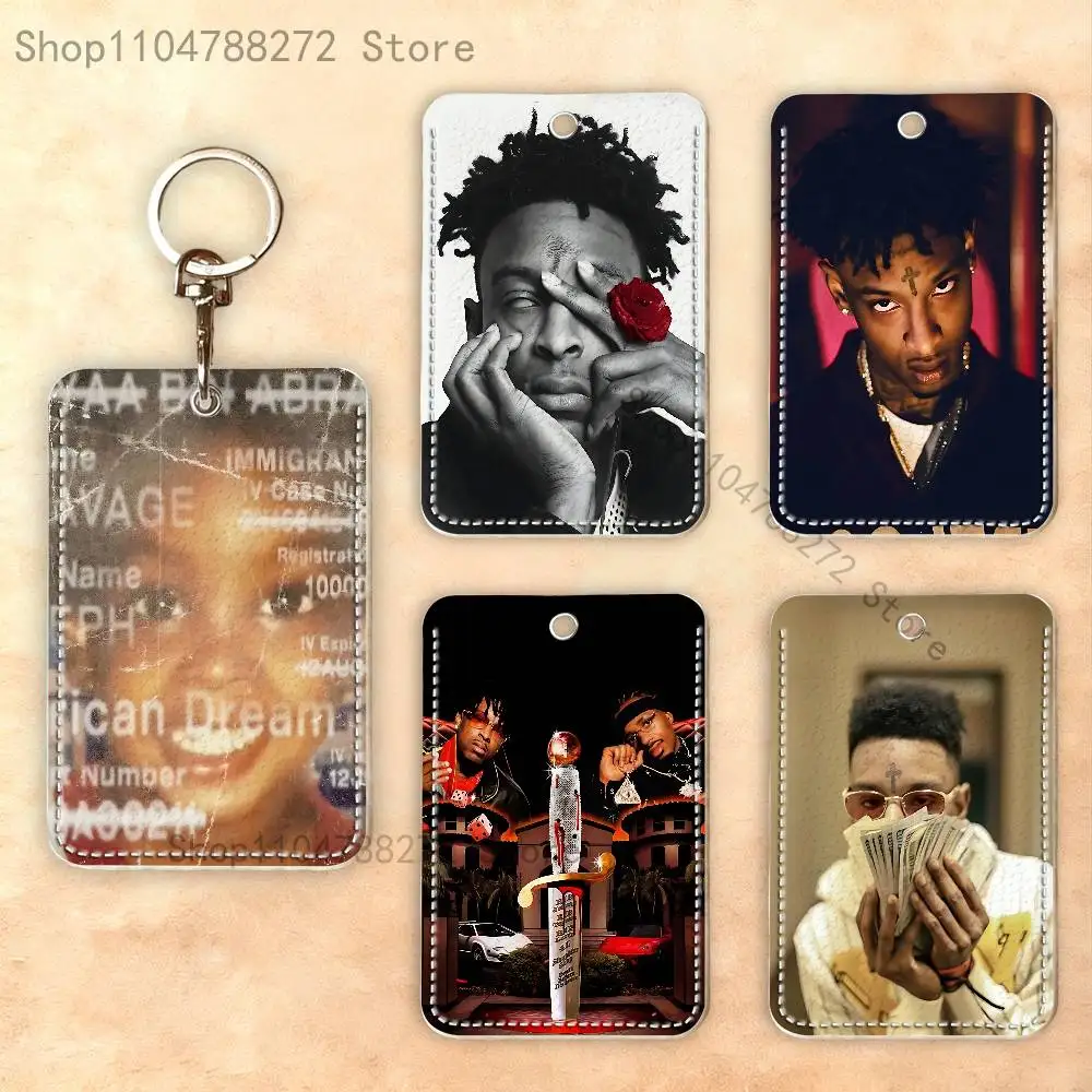 حافظة بطاقات 21 S-Savage Premium PU مع حلقة تسلق معدنية، تصميم قابل للتخصيص للاستخدام اليومي