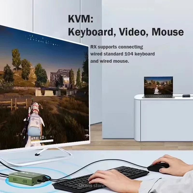4K 60 Гц 20 км HDMI оптический трансивер KVM оптоволоконный удлинитель через одиночный LC-кабель видеопередатчик приемник поддержка мыши клавиатуры