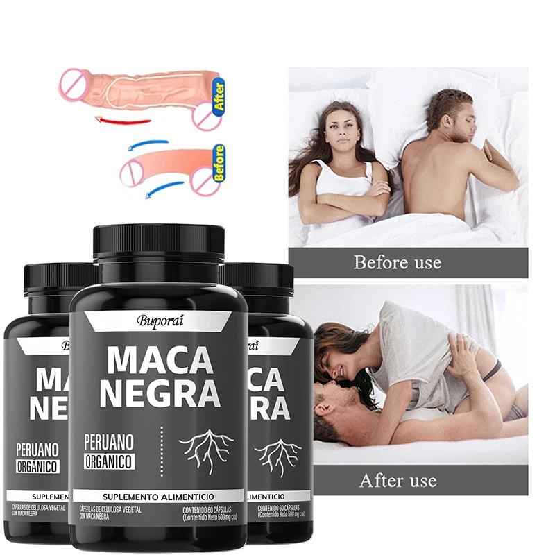 

Мощные капсулы из черной маки для мужчин, поддерживающие выносливость, добавка для иммунитета, большие 18,