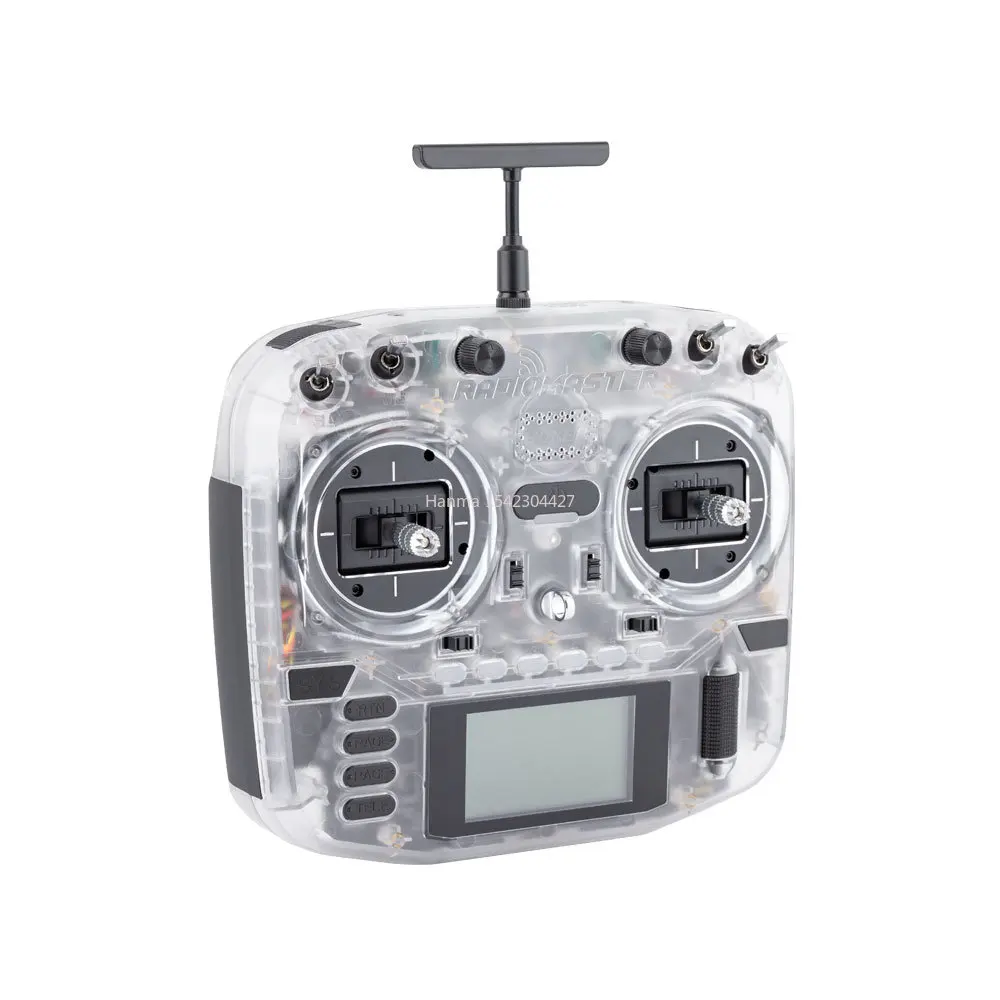 New RadioMaster Boxer Transparent ExpressLRS 2.4G 16ch Hall Gimbal Transmitter Remote Controller Mode2 Left Hand Throttle